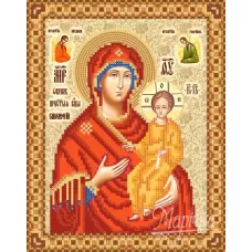 РИП-054 Смоленская Пресвятая Богородица. Схема для вышивки бисером ТМ Маричка