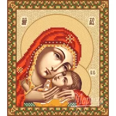 РИП-057 Касперовская Икона Пресвятой Богородицы. Схема для вышивки бисером ТМ Маричка