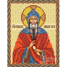 РИП-5018 Св. Прп. Геннадий Костромской. Схема для вышивки бисером ТМ Маричка