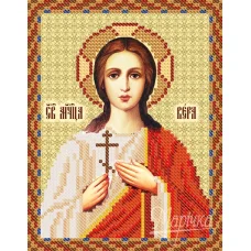 РИП-5108 Св. Мч. Вера. Схема для вышивки бисером ТМ Маричка