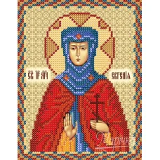 РИП-5113 Св. Прмц. Евгения. Схема для вышивки бисером ТМ Маричка