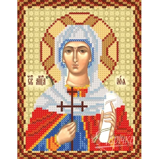РИП-5119 Св. Мч. Зоя. Схема для вышивки бисером ТМ Маричка