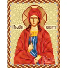 РИП-5128 Св. Вмч. Маргарита. Схема для вышивки бисером ТМ Маричка