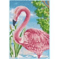 РКК-021 Розовый фламинго. Схема для вышивки бисером Маричка