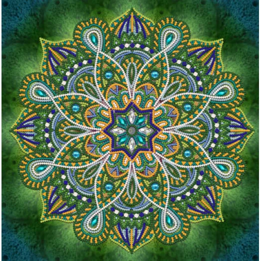 РКК-058 Мандала здоровья. Схема для вышивки бисером ТМ Маричка
