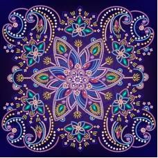 РКК-077 Мандала благополучия. Схема для вышивки бисером. ТМ Маричка