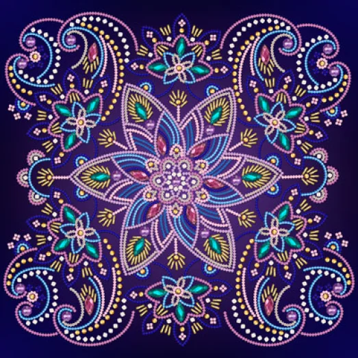 РКК-077 Мандала благополучия. Схема для вышивки бисером. ТМ Маричка
