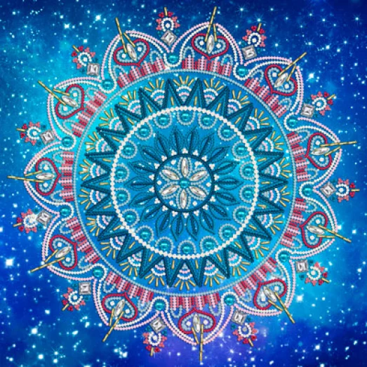 РКК-082 Мандала удачи. Схема для вышивки бисером ТМ Маричка