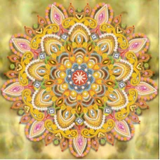 РКК-084 Мандала семейного благополучия.. Схема для вышивки бисером ТМ Маричка
