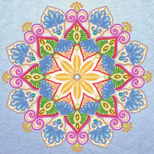 РКК-087 Мандала женской энергии. Схема для вышивки бисером ТМ Маричка