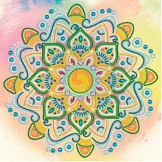 РКК-094 Мандала вдохновения. Схема для вышивки бисером. ТМ Маричка