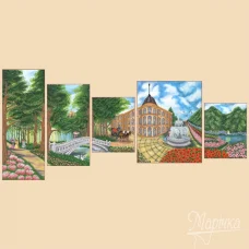 РКП-1016 Утренний променад. Схема для вышивки бисером. Маричка