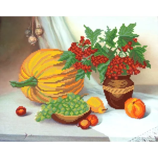 РКП-167 Осенний натюрморт. Схема для вышивки бисером. Маричка