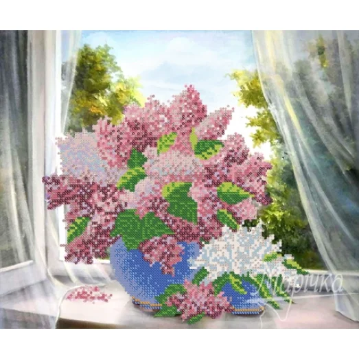 РКП-172 Душистая сирень. Схема для вышивки бисером. Маричка