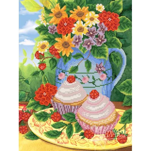 РКП-316 Летний десерт. Схема для вышивки бисером. Маричка
