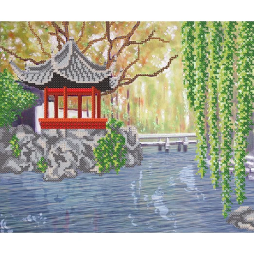 РКП-319 Пагода. Схема для вышивки бисером. Маричка