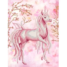 РКП-325 Волшебный единорог. Схема для вышивки бисером. Маричка
