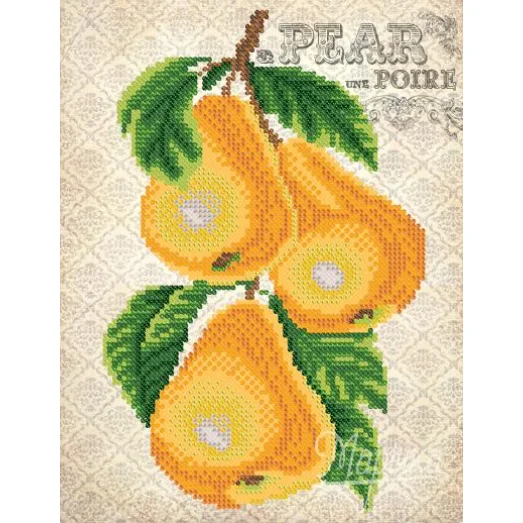 РКП-4-038 Винтаж. Груши. Схема для вышивки бисером. Маричка