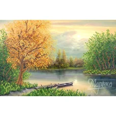 РКП-428 Тишина на озере. Схема для вышивки бисером. Маричка
