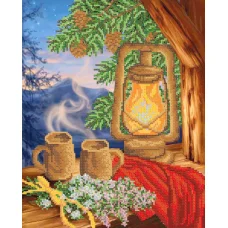 РКП-635 Карпатский чай. Схема для вышивки бисером. Маричка