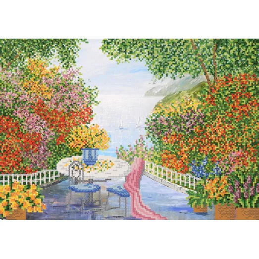 РКП-636 Отдых у моря. Схема для вышивки бисером. Маричка