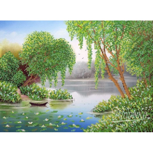 РКП-720 Лета тайный уголок. Схема для вышивки бисером ТМ Маричка