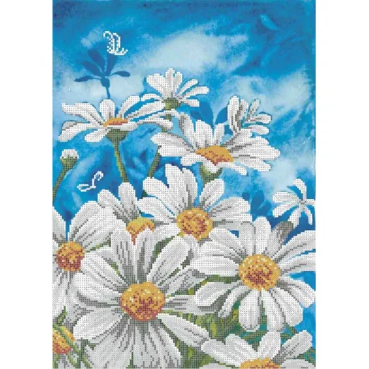 А3-К-1019 Ромашки. Схема для вышивки бисером ТМ Acorns