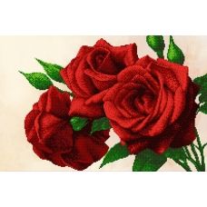 АХ2-011 Королевские розы. Схема для вышивки бисером. А-Строчка