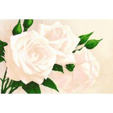 АХ2-012 Чайные розы. Схема для вышивки бисером. А-Строчка