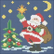 ФПК-5078 Рождественская звезда. Схема для вышивки бисером Феникс
