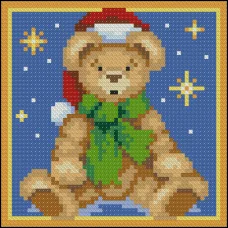 ФПК-5039 Рождество в деталях-мишка. Схема для вышивки бисером Феникс