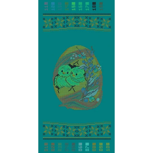 РВ-Д-4 Рушники детские (Пасхальные). Заготовка для вышивки. БС Солес