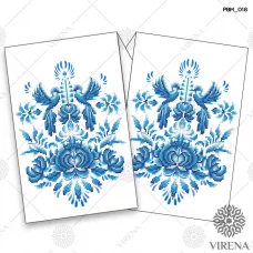 РВМ_018 Рушник малый свадебный под вышивку бисером. Virena