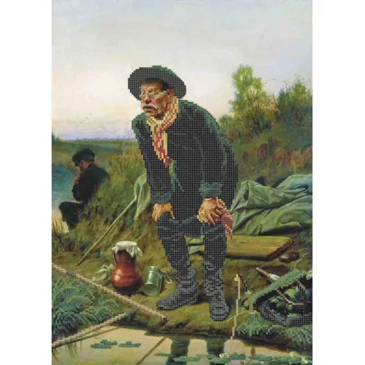 А3-К-881 Рыбак. Схема для вышивки бисером ТМ Acorns