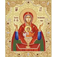 РИК-3-037 Икона Божией Матери Неупиваемая Чаша. Схема для вышивки бисером. ТМ Маричка
