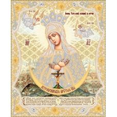 РИК-3-077 Остробрамская Пресвятая Богородица. Схема для вышивки бисером. ТМ Маричка