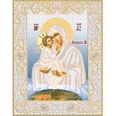 РИК-4062 Почаевская икона Божией Матери. Схема для вышивки бисером ТМ Маричка