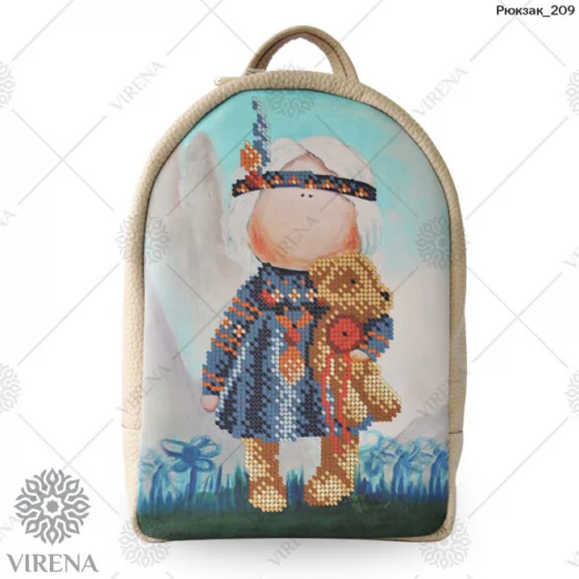 РКЗ-209 Пошитый рюкзак-мини для вышивки нитками или бисером. ТМ Virena