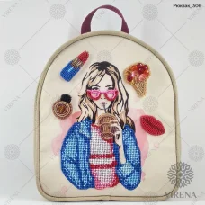 Рюкзак_306 Рюкзак под вышивку бисером с декоративными элементами. ТМ Virena
