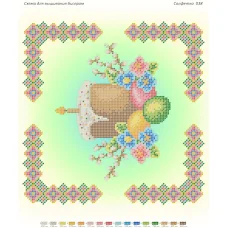 СПР-038 Пасхальная салфетка для вышивки бисером. ТМ Сяйво