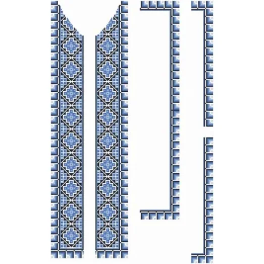 СЧ-012 Бисерная заготовка мужская сорочка. Барвиста Вишиванка