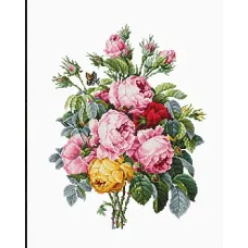 BA2372 Розы. Набор для вышивки нитками. Luca-s