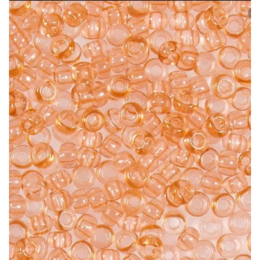 07022 Бисер Preciosa персиковый прозрачный 