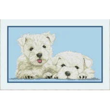 VN-152 Терьеры. Набор для вышивки нитками. ТМ Olanta