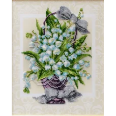 ТН-1255 Букет конвалии. Набор для вышивки бисером ТМ ВДВ