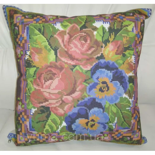 Юма-ДП-024 Наволочка для вышивки с подушкой ТМ ЮМА