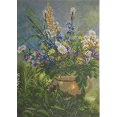 А3-К-1173 Летний букет. Схема для вышивки бисером ТМ Acorns