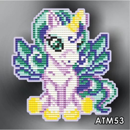 АТМ-053 Единорог. Набор магнит в алмазной технике ТМ Артсоло