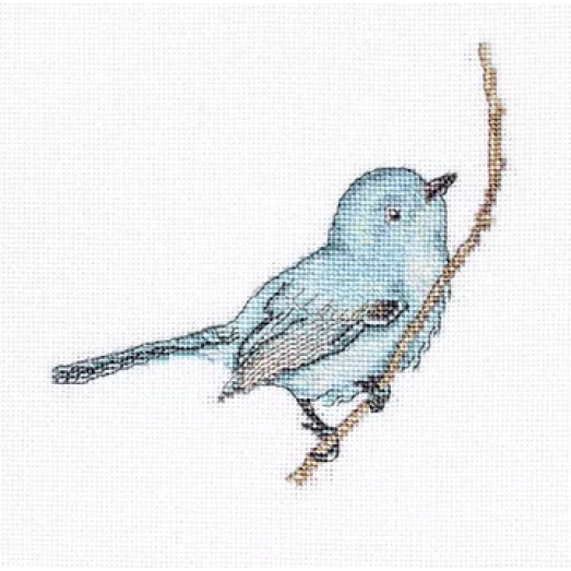 B11588 Певчая птица. Набор для вышивки нитками. Luca-s