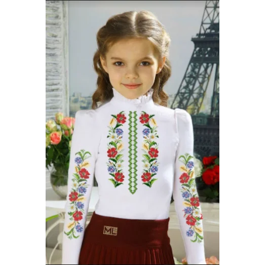 БД-038 УКРАИНОЧКА. Заготовка детской блузки